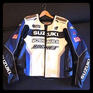 Joe Rocket / Suzuki GSXR Leather Motorcycle Jacket